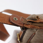 Celine Vintage Macadam Shoulder Bag Canvas and Leather - image 20