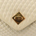 Bally Vintage Handbag Quilted Leather - image 14