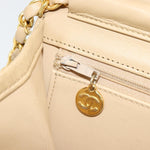 Chanel Vintage Clutch with Chain Quilted Leather Small - image 13