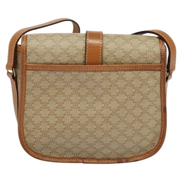 Celine Macadam Shoulder Bag PVC Leather