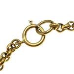 Chanel CC Heart Pendant Necklace Metal - image 5