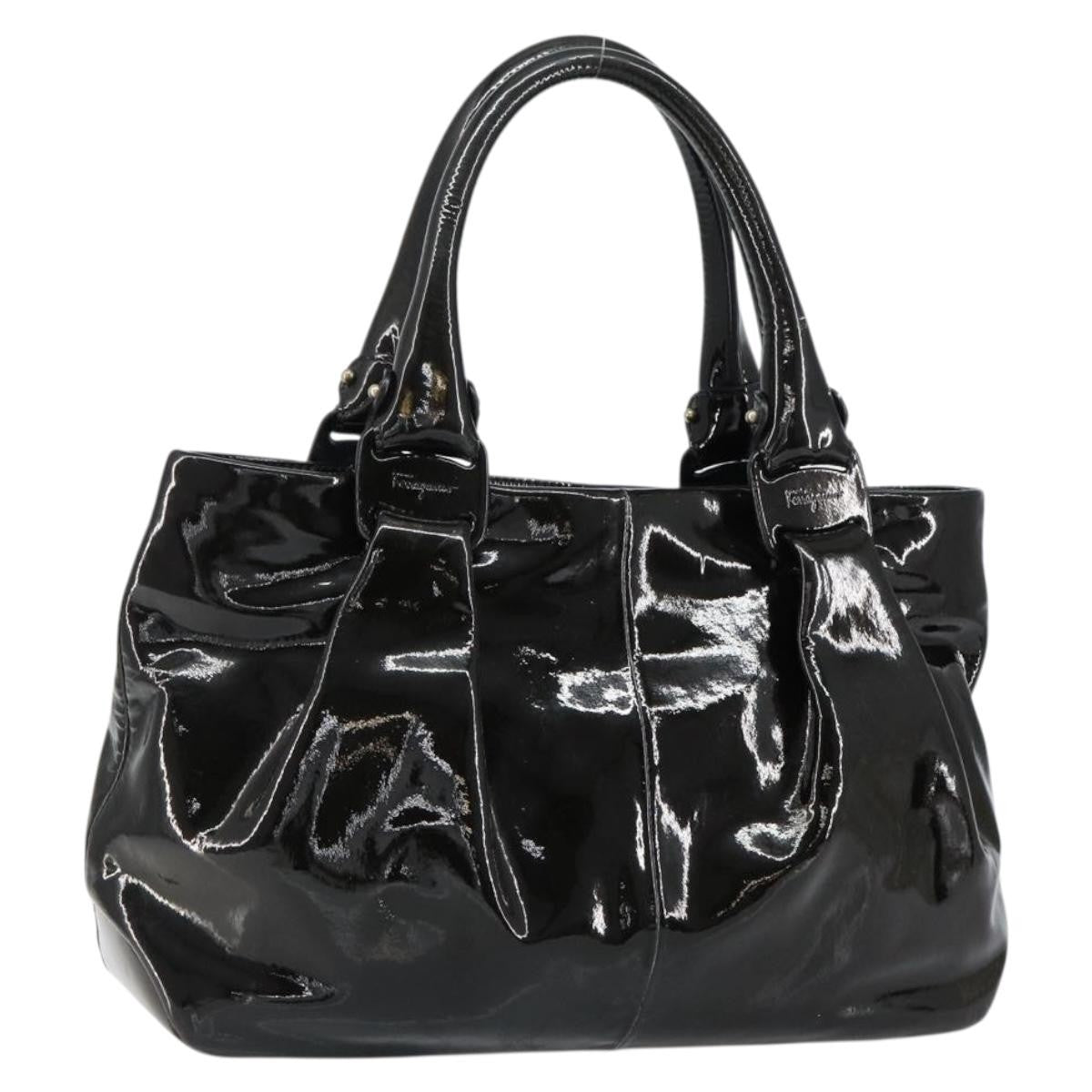 Salvatore Ferragamo Vintage Tote bag Patent Leather - image 1