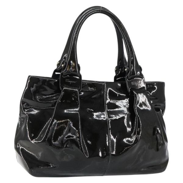 Salvatore Ferragamo Vintage Tote bag Patent Leather - image 1