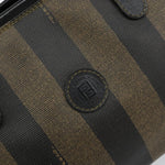 Fendi Vintage Pequin Boston Bag Coated Canvas Medium - image 15
