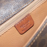 Celine Vintage Macadam Shoulder Bag Canvas and Leather - image 6