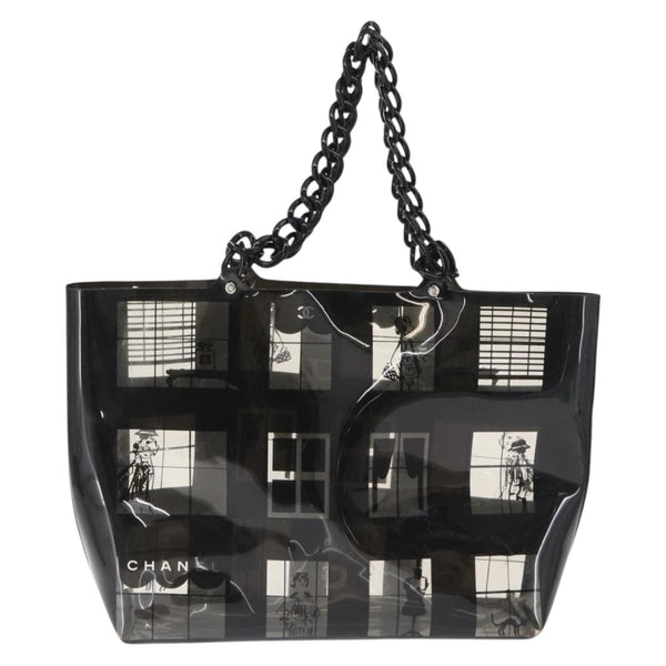 Chanel Coco Window Tote Printed Vinyl Large