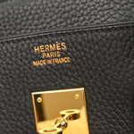 Hermes Birkin Handbag Taurillon Clemence 35 - image 4
