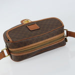 Celine Vintage Macadam Shoulder Bag Canvas and Leather - image 16