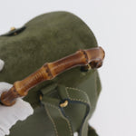 Gucci Gucci bamboo backpack daim mini - image 8