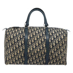 Christian Dior Vintage Trotter Boston Bag Diorissimo Canvas Large - image 13