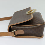 Celine Vintage Macadam Circle Logo Shoulder Bag Canvas and Leather - image 3