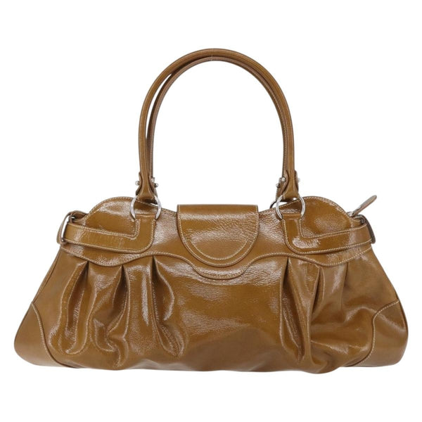 Salvatore Ferragamo Gancini handbag Patent leather