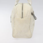 Chanel Vintage Logo Bowler Bag Quilted Canvas Medium - image 3