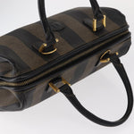 Fendi Vintage Pequin Convertible Boston Bag Coated Canvas Small - image 16