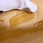 Chanel Vintage Chocolate Bar Open Tote Quilted Caviar Medium - image 4