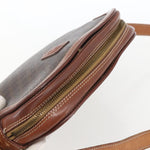Celine Vintage Macadam Shoulder Bag Canvas and Leather - image 14
