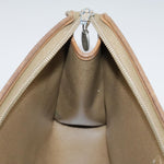 Christian Dior Vintage Honeycomb Zip Pouch Canvas and Leather - image 16