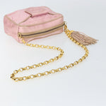 Chanel Vintage Camera Tassel Bag Satin - image 8