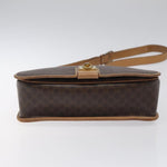 Celine Vintage Macadam Shoulder Bag Canvas and Leather - image 5