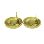 Chanel CC Round Earrings Metal - image 3