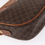 Celine Vintage Macadam Shoulder Bag Canvas and Leather - image 9