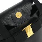 Salvatore Ferragamo Vara Bow Top Handle Bucket Bag Leather Mini - image 8