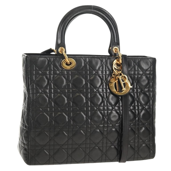 Christian Dior Lady Dior Bag Leather Large - image 1