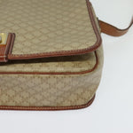 Celine Vintage Macadam Shoulder Bag Canvas and Leather - image 8