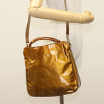 Gucci Vintage Bamboo Handle Bag Patent leather - image 11