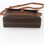 Celine Vintage Macadam Shoulder Bag Canvas and Leather - image 14