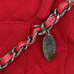 Chanel Vintage Chain Shoulder Bag Cotton - image 7