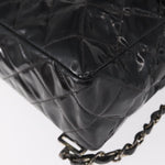 Chanel Vintage Square Flap Backpack Enamel - image 9