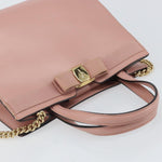 Salvatore Ferragamo Vara Bow Top Handle Convertible Tote Leather Medium - image 17