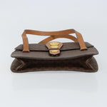 Celine Vintage Macadam Handbag Canvas and Leather - image 15