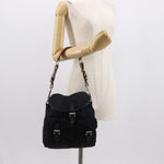 Prada Double Pocket Drawstring Shoulder Bag Tessuto - image 14