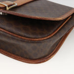 Celine Vintage Macadam Shoulder Bag Canvas and Leather - image 9