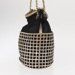Chanel Chain Bucket Bag Mesh and Leather Small - image 3