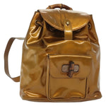 Gucci Vintage Bamboo Backpack Patent Mini - image 17