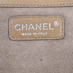 Chanel Vintage Embroidered CC Chain Tote Quilted Suede and Shearling - image 5
