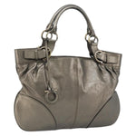 Salvatore Ferragamo Gancini handbag Leather - image 16