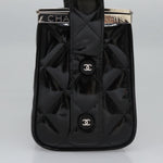 Chanel Vintage Metal Box Bag Quilted patent - image 3