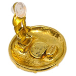 Chanel CC Round Earrings Metal - image 4