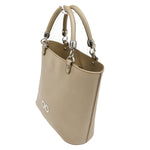 Salvatore Ferragamo Gancini handbag Leather - image 3
