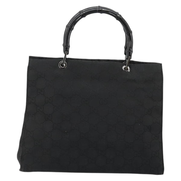 Gucci Vintage Bamboo Handle Tote GG Canvas