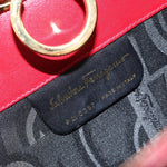 Salvatore Ferragamo Vintage Gancini Chain Shoulder Bag Leather Small - image 6