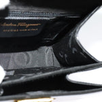 Salvatore Ferragamo Gancini Convertible Top Handle Bag Patent Leather - image 20