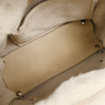 Balenciaga Papier B4 Zip Around Classic Studs Bag Shearling - image 3