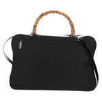 Gucci Vintage Bamboo Handle Bag Nylon - image 18