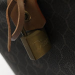 Christian Dior Vintage Honeycomb Handbag Canvas Leather - image 16