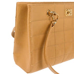 Chanel Vintage Chocolate Bar Open Tote Quilted Caviar Medium - image 6